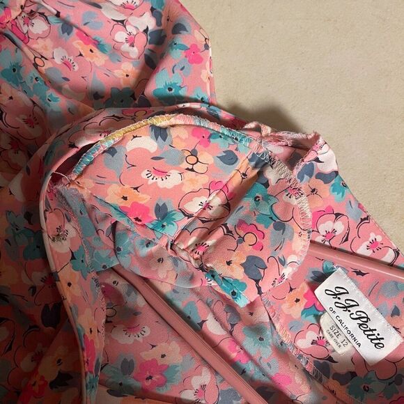 Vintage 80’s Cottagecore Pastel J.J. of California Dress 12 - Picture 10 of 10